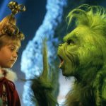 Taylor Momsen és Jim Carey A Grincs (2000) című filmben.