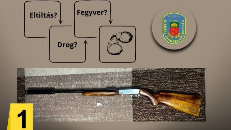 Eltiltották a vezetéstől, mégis volán mögé ült beekizve, majd egy kínai puskát is találtak nála