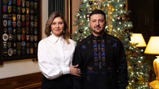 Volodimir Zelenszkij és felesége