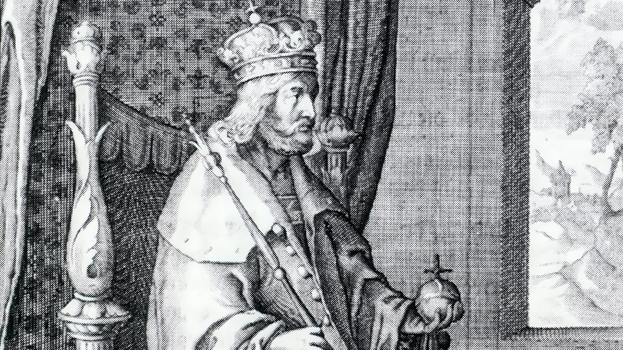 II. (Kis) Károly király a magyar trónon.