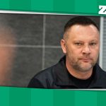 Dárdai Pál a sajtótájékoztatón, amin bemutatták, mint az Újpest új sportigazgatója.