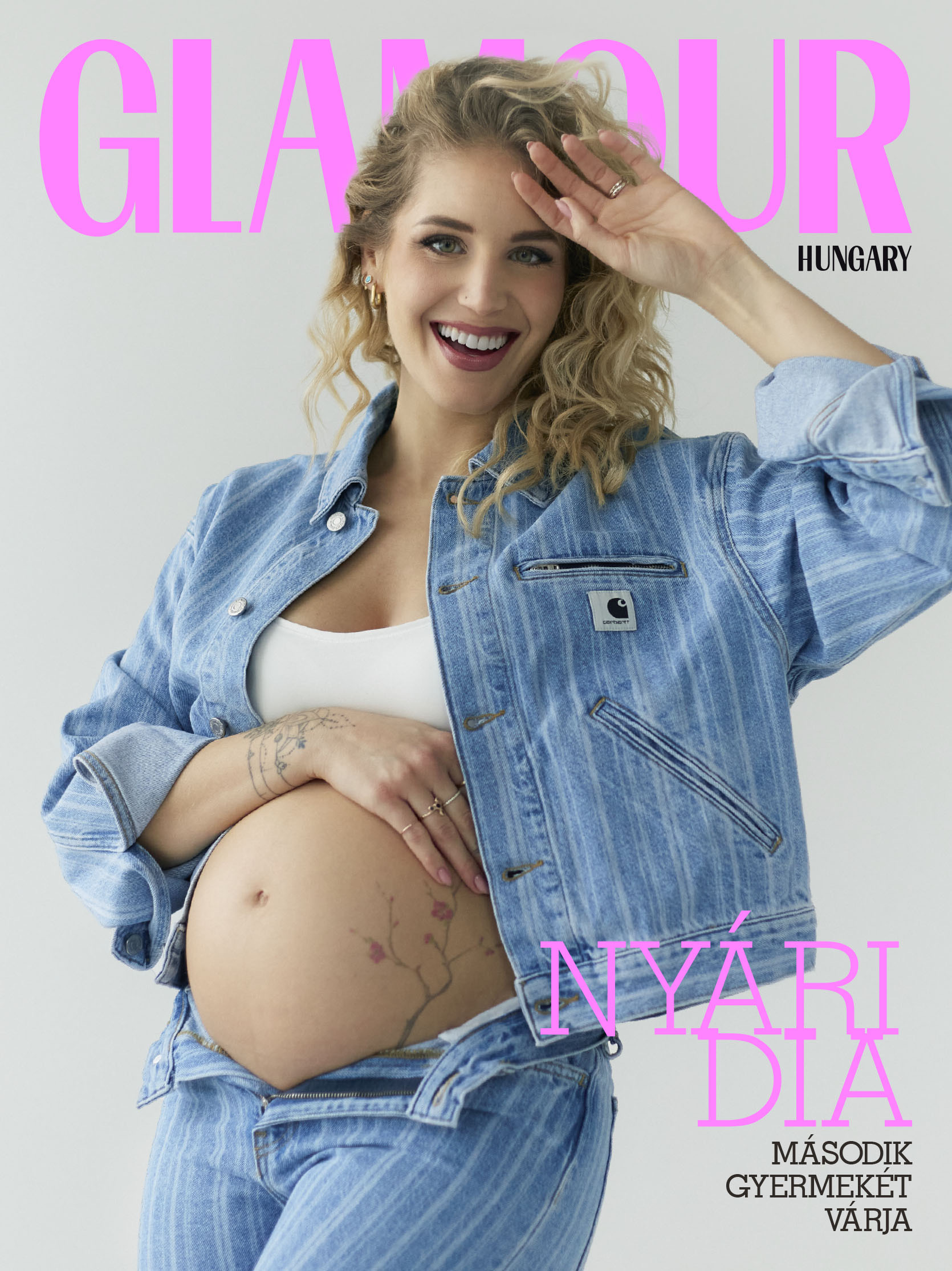 Címlapon jelentette be Nyári Dia, hogy a második gyerekét várja 1