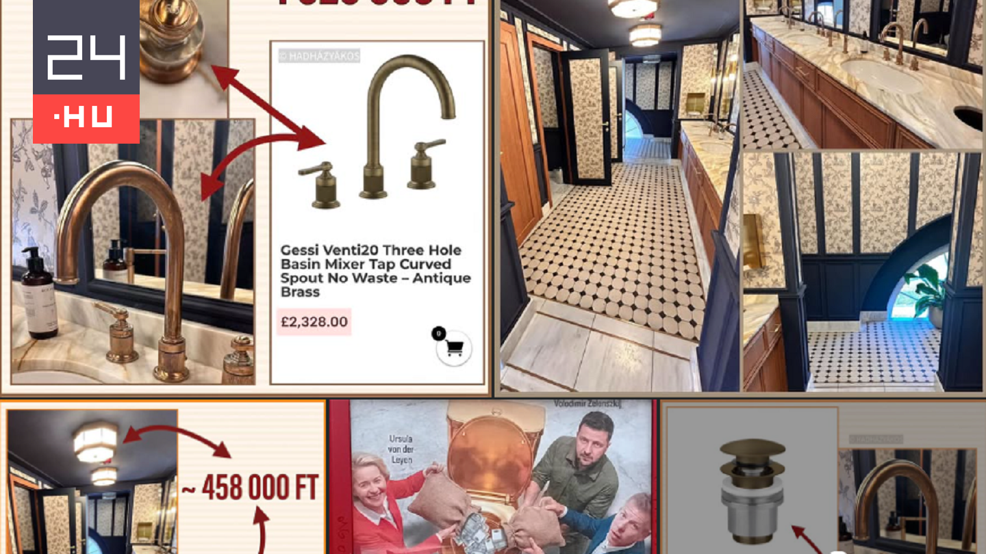 Orbánék golf klubjának egymillió forintos csaptelepeiről osztott meg fotókat Hadházy Ákos