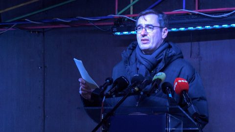 Karácsony Gergely a Karmelitánál