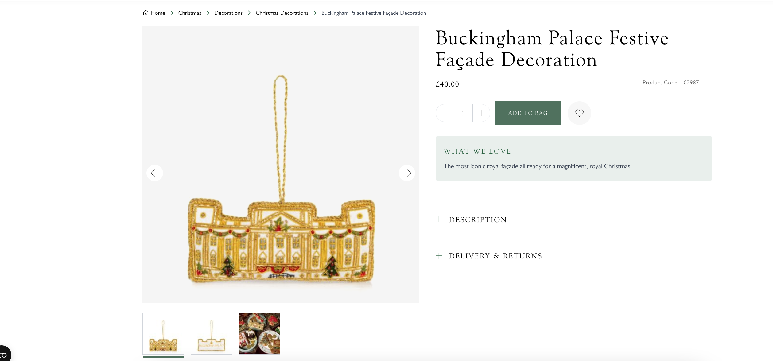 Idén se innen díszítjük a fát: a Buckingham-palota 18 ezer forintot is elkér egy-egy felakasztható díszért 1