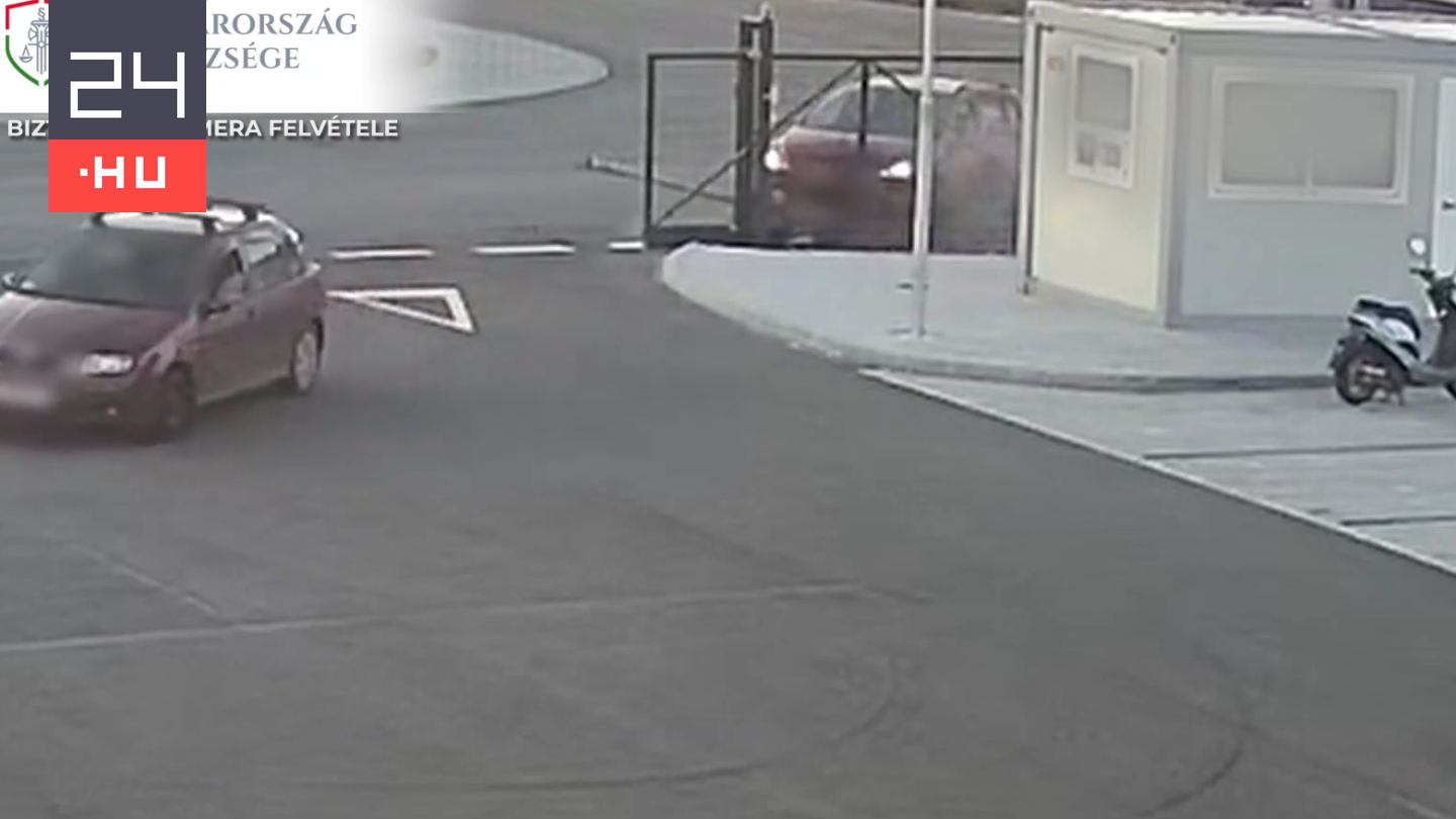 Videó: autóval üldözte, majd el akarta ütni a volt feleségét