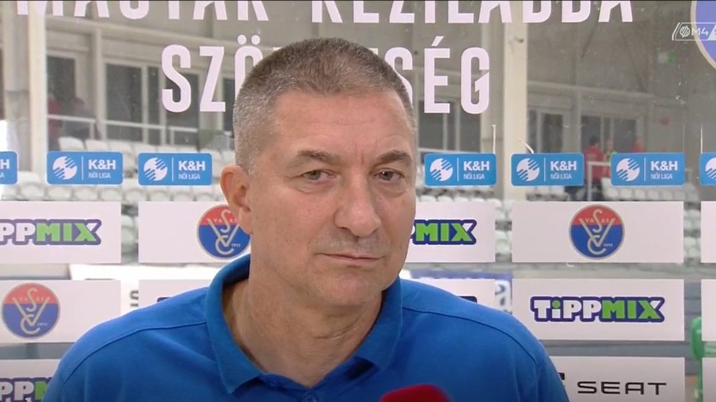 „Nem igazán tűnt kézilabdának, amit műveltünk” – a Vasas edzője hálás volt a szurkolóknak, hogy nem mentek haza félidőben