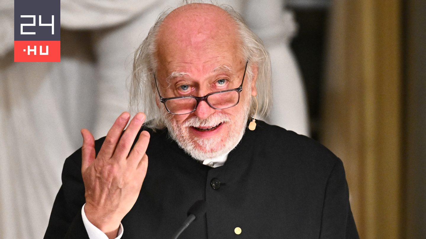 Krasznahorkai László átveszi a Nobel-díjat