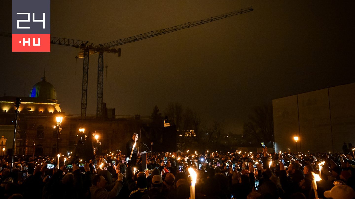 Vége Magyar Péter beszédének