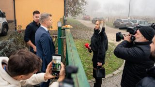 Propganadisták Balatonfüreden.