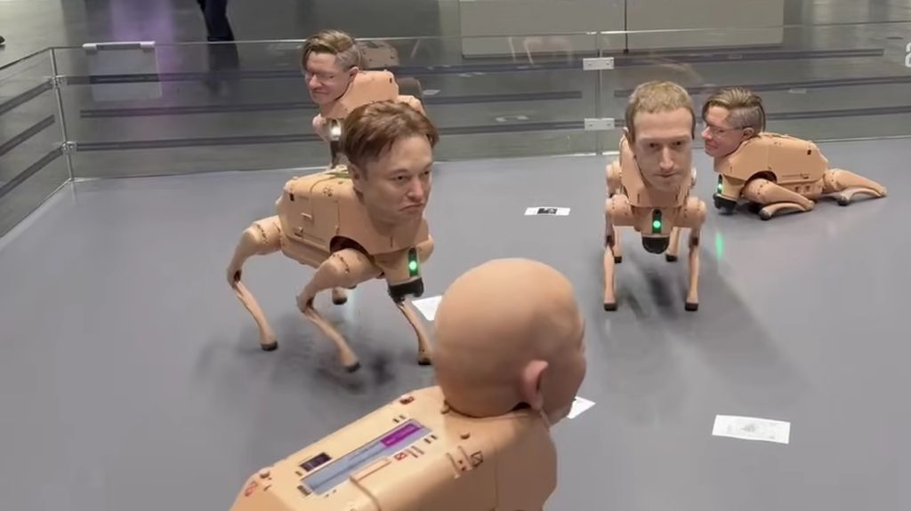 Képeket kakiló robotkutyát csináltak Zuckerbergből és Picassóból