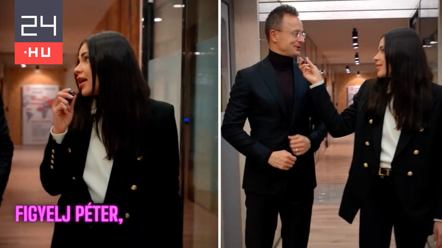 Gáspár Evelin tegeződve készített interjút Szijjártó Péterrel arról, hogy Vásárosnaményben milliárdos beruházás történt
