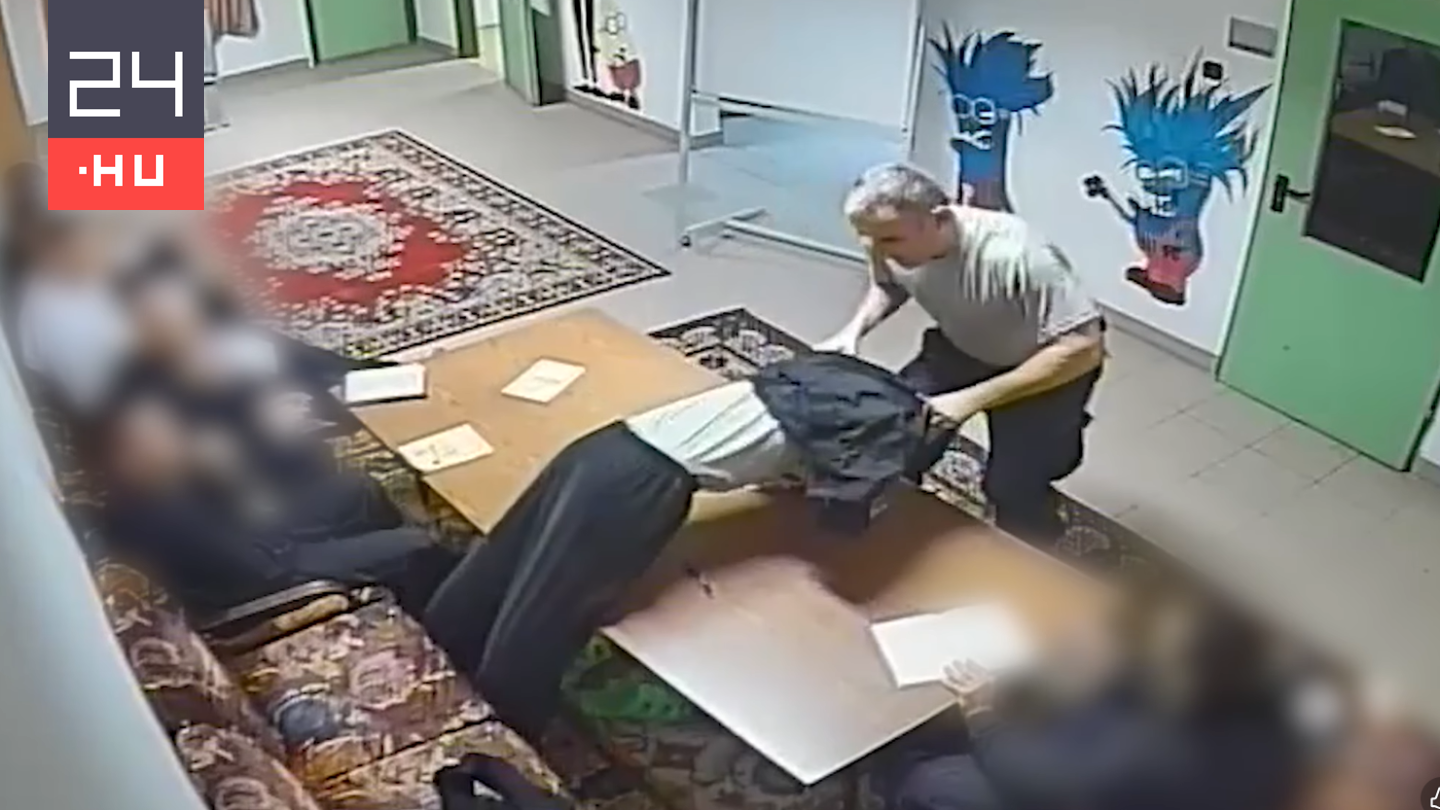 A Szőlő utcai intézet megbízott igazgatója kirángatott a padból egy fiatalt, majd rátaposott és belerúgott – videó