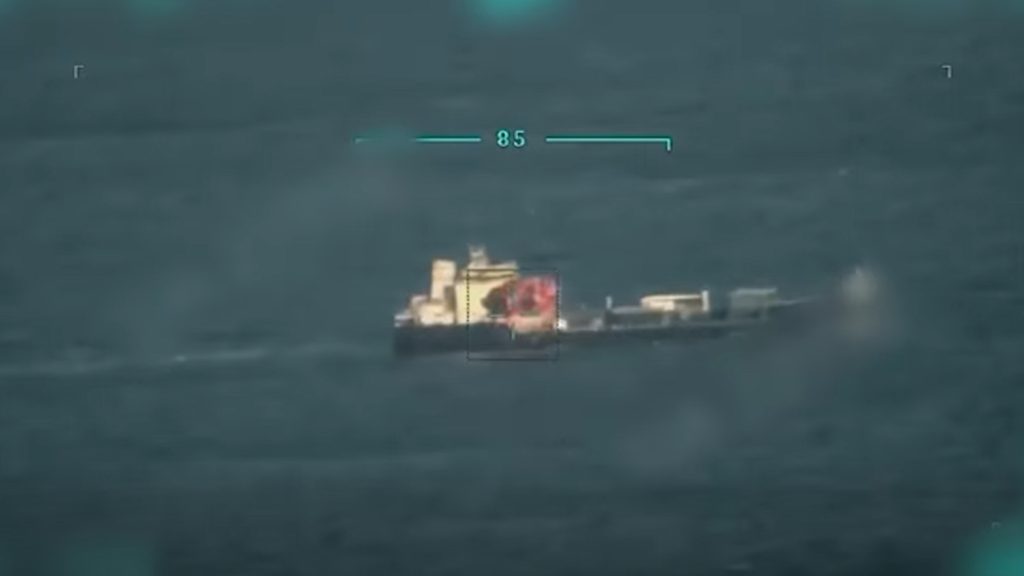 Török hajó ellen indított támadást egy orosz drón