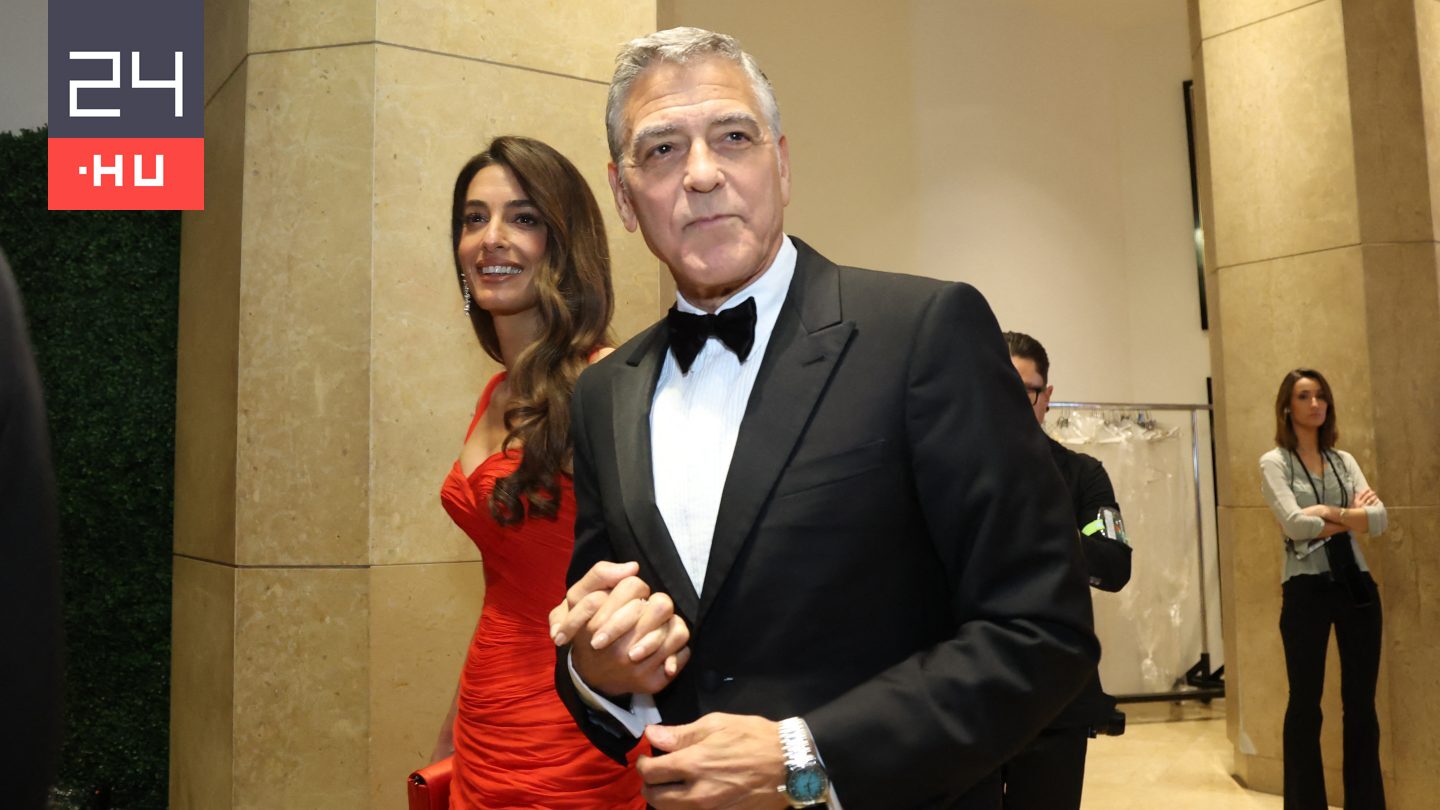 A francia állampolgárságot megszerző George Clooney franciául köszönt be a Golden Globe-on