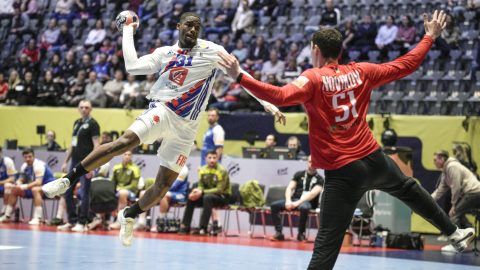 Férfi kézilabda eb francia gólcsúcs 46 gól Ukrajna ellen