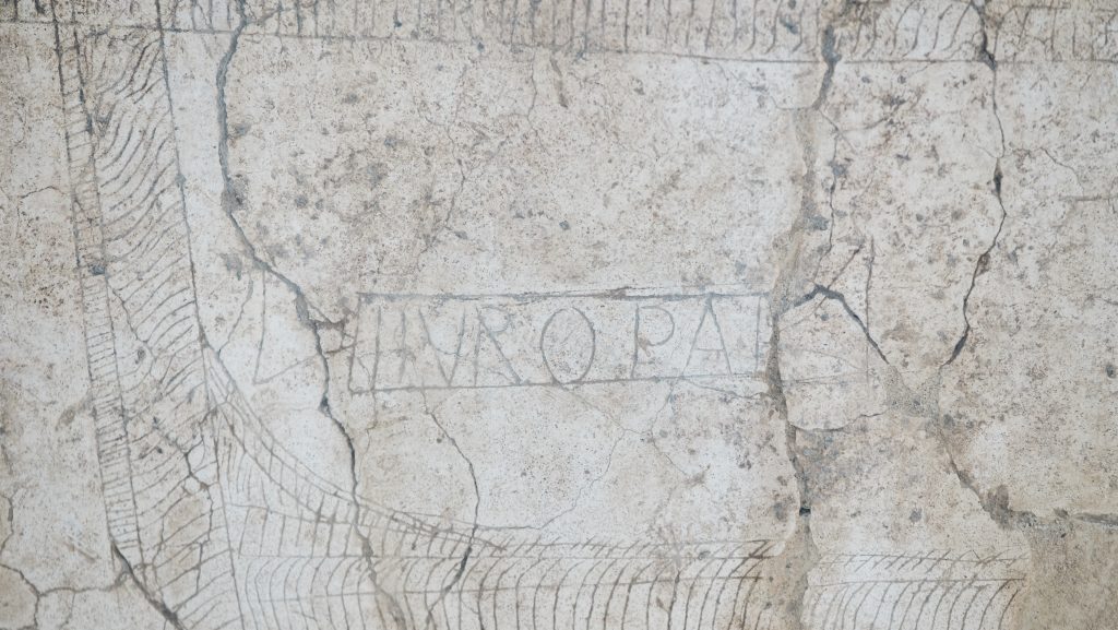 Eddig nem látott falrajzokat találtak Pompejiben