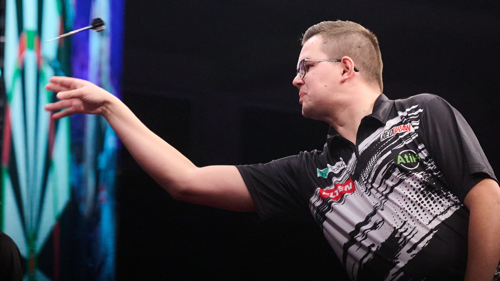 Gian van Veen darts vb döntő Luke Littler ellen