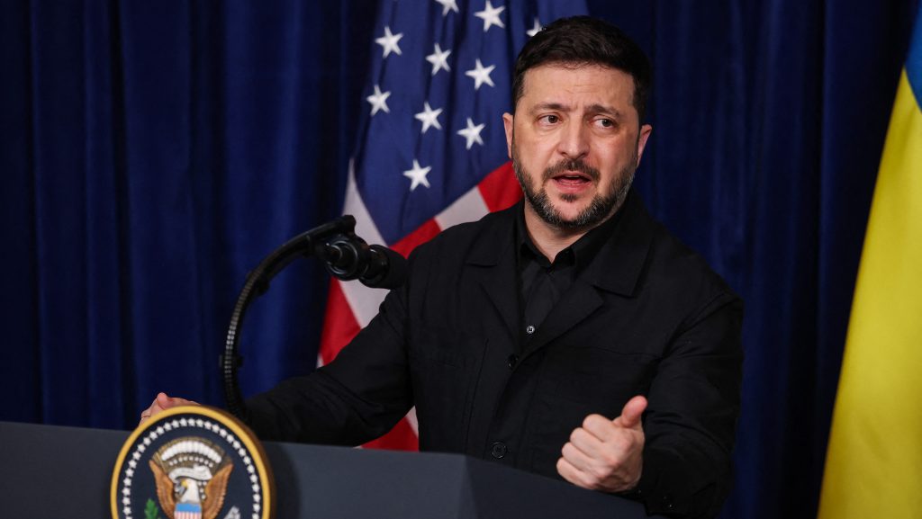 Zelenszkij újévi beszéde: Kilencven százalékban kész a békemegállapodás