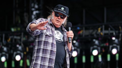 Neil Young a Farm Aid 40 Music Festivalon 2025-ben.