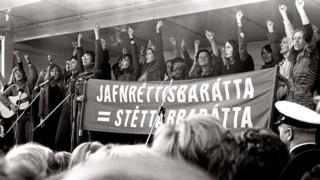 Izland női kivettek egy szabadnapot, és megállt az élet