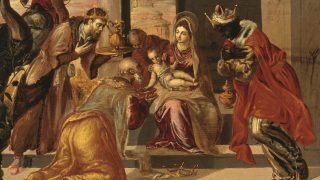 Háromkirályok Jézusnál.