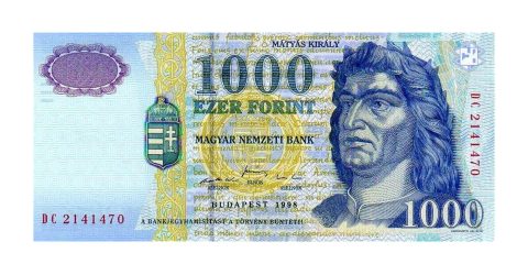 mnb, magyar nemzeti bank, 1000 forint