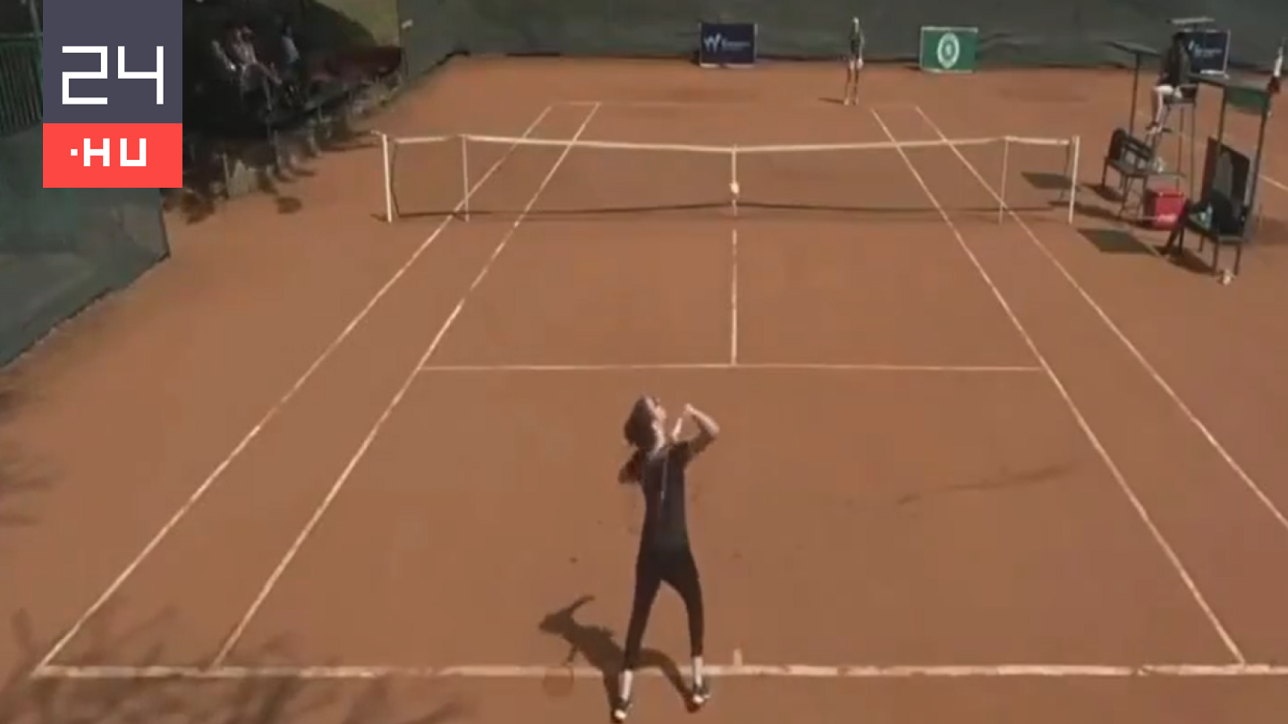 Hihetetlen teniszmeccs: profi versenyen indult, a labdát sem találta el a játékos