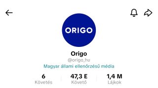 állami ellenőrzésú média tiktok origo