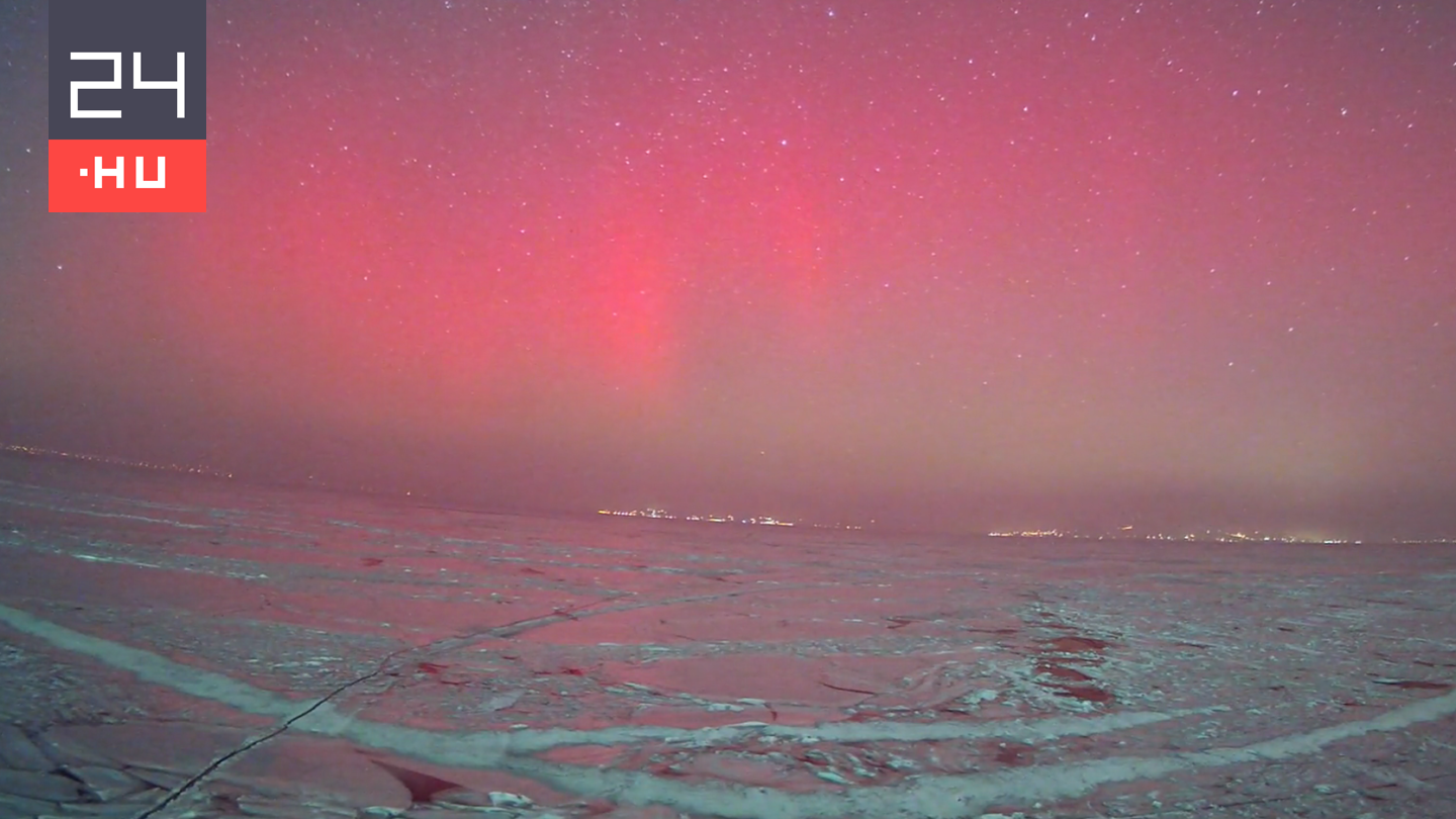 Ritkán látott erősségű sarki fény tündökölt az éjjel Magyarország felett