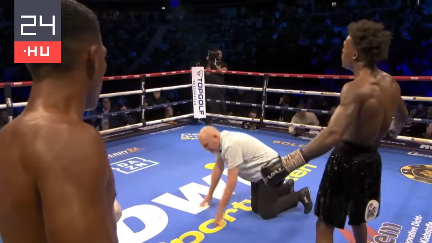 Megpróbálta megállítani az ellenfelét péppé verő bokszolót, a bíró került a földre