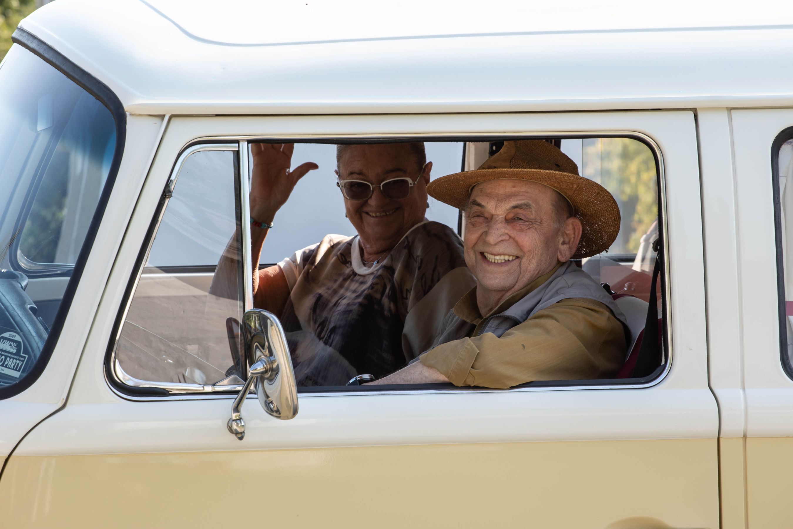 Voith Ági és Bodrogi Gyula a Doktor Balaton című napi sorozatban, 2020-ban.