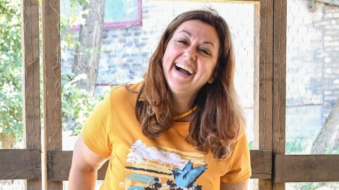 Erdélyi Mónika a Farm VIP-ben (2021).