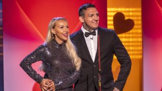 Jákli Mónika és Boráros Gábor a Nyerő Párosban, 2023-ban.