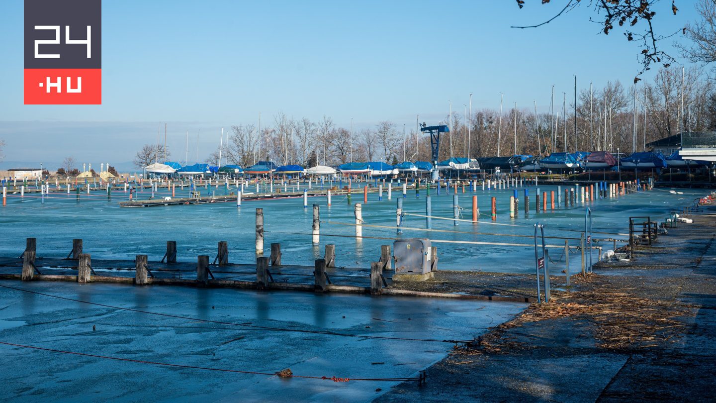 Befagyott a Balaton kilenc év után először
