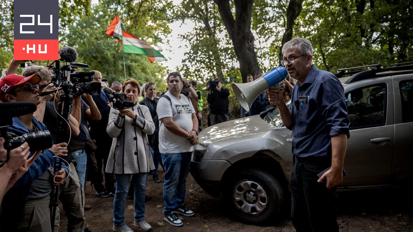 80 ezer forint bírságot kapott a Hadházy autójának hajtó hatvanpusztai biztonsági őr