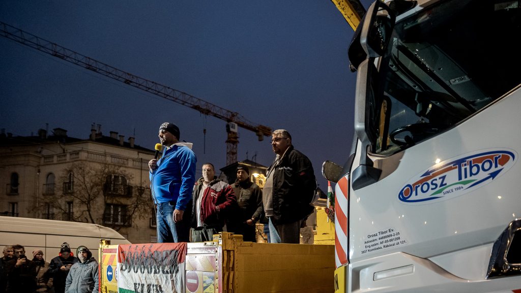 4200 kamion vett részt a decemberi tüntetésen a szervező szerint