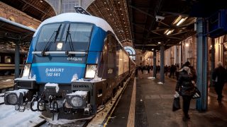 havas vonat a Keleti pályaudvaron