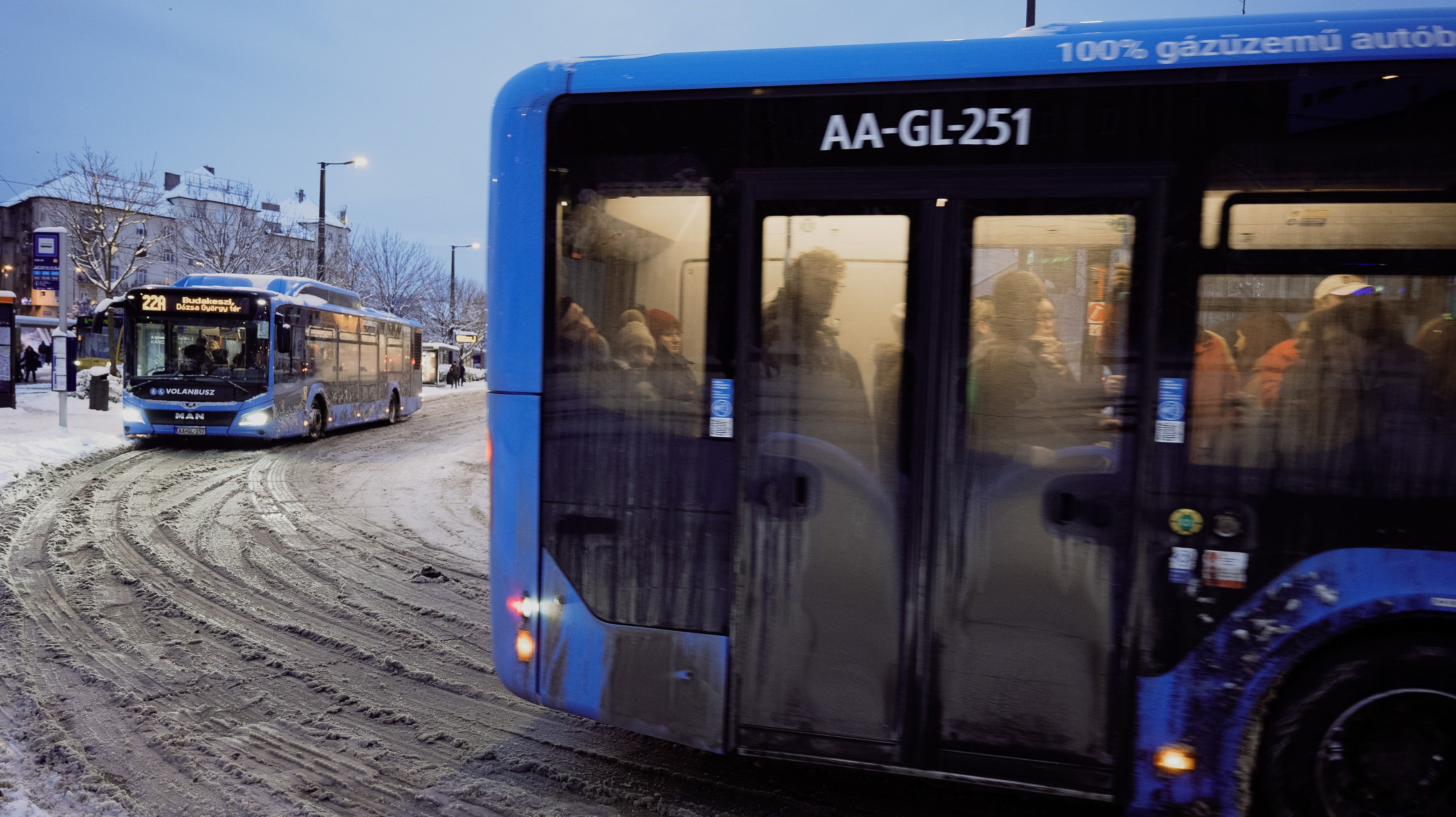 Hó Budapesten.