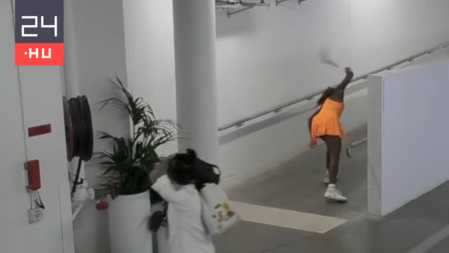 Hiába akart elbújni, a kamera végig vette az Australian Openről kieső teniszező dühkitörését