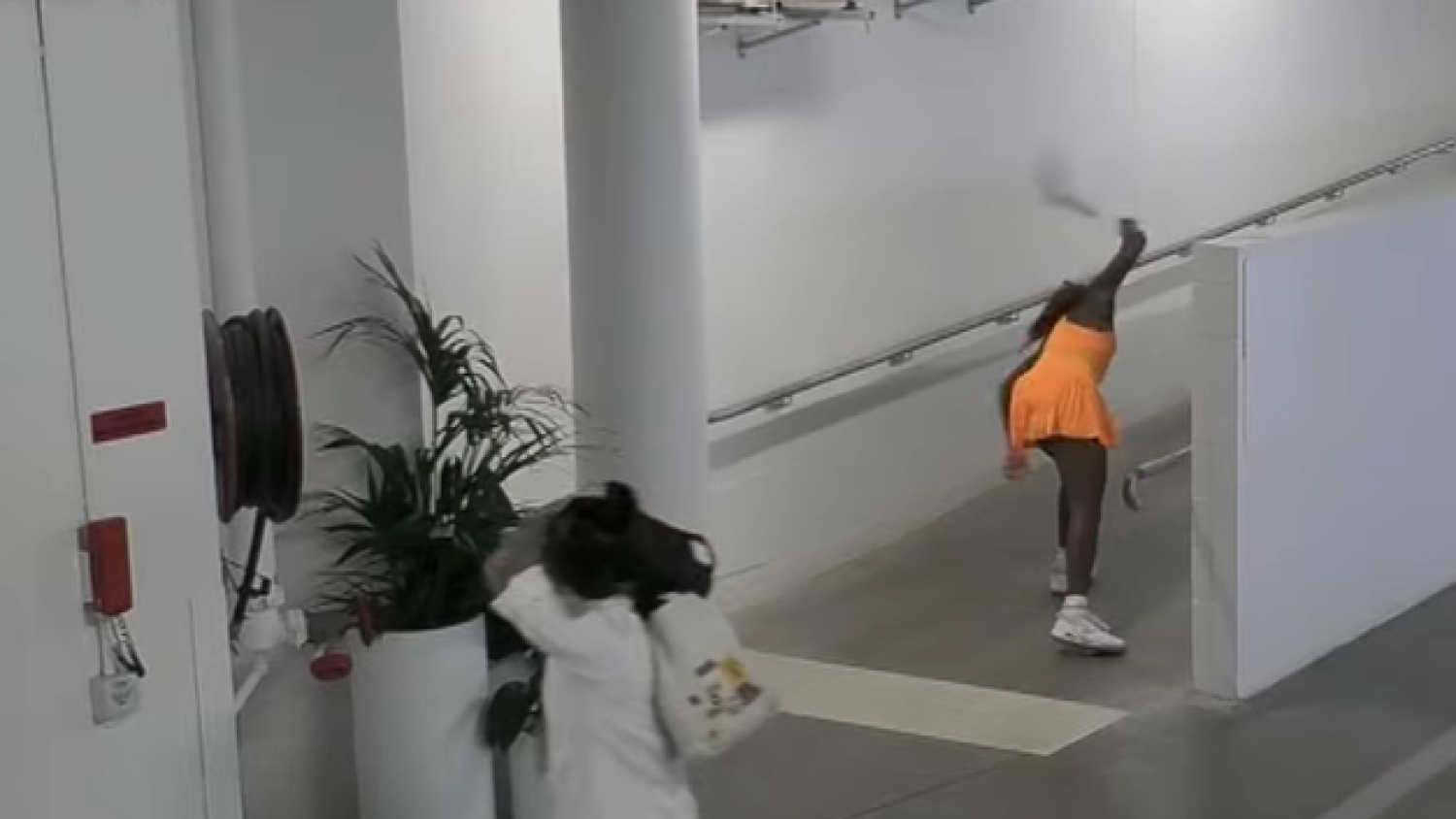 A dühöngő Coco Gauff, miután kiesett az Australian Openről.