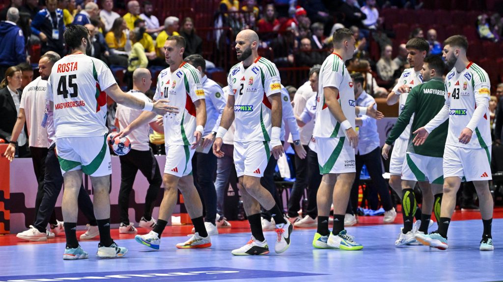 A magyar kézilabda-válogatott.