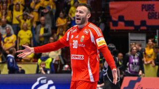 Szita Zoltán a svédek elleni meccsen.