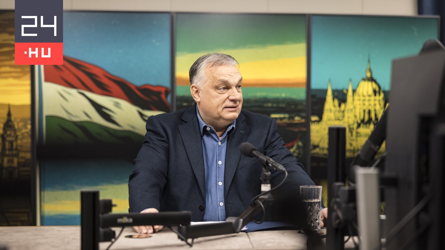 Orbán Viktor a Kossuth rádiónak ad interjút