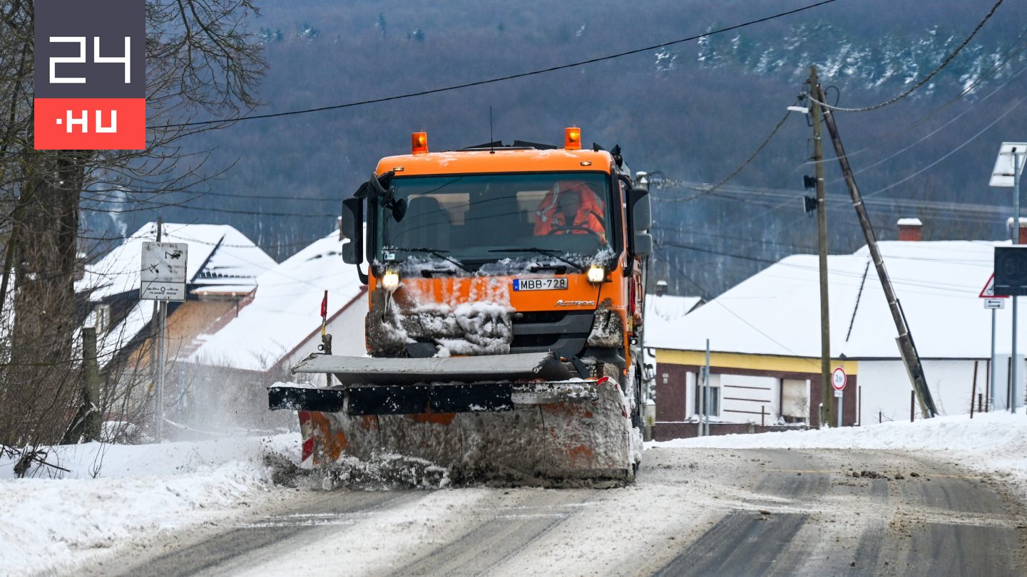 Ilyen állapotban vannak a főutak a nagy havazás után