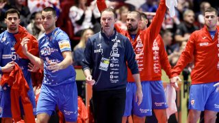 Dagur Sigurdsson, a horvát kézilabda-válogatott szövetségi kapitánya.