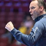 Croatia's coach Dagur Sigurdsson during the men's EHF Euro 2026 main round handball match Switzerland v Croatia in Malmo, Sweden, on January 25, 2026.