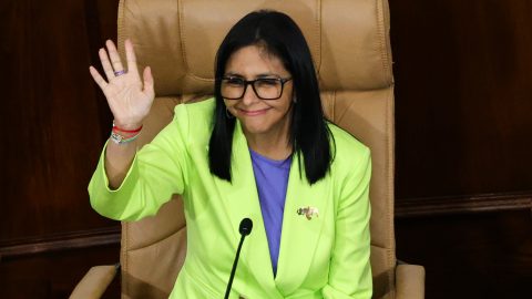 Delcy Rodríguez, Venezuela elnöke.