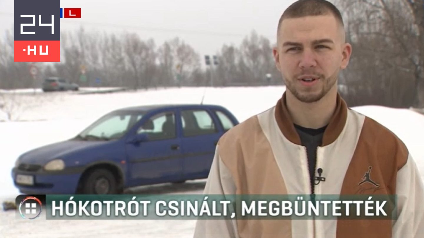 Hókotróvá alakította autóját egy dorogi férfi: a rendőrség megbüntette, a közösség összedobta a bírságot