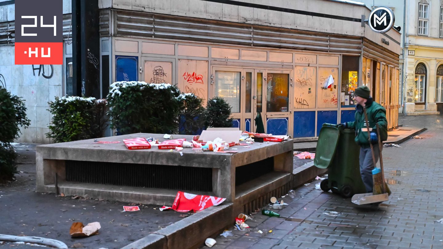 Jóval kevesebb szemetet kellett összeszednie Budapesten újévkor az FKF-nek